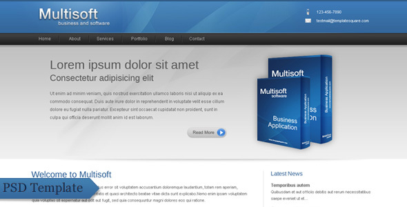 Multisoft - Bussiness and Software Clean Template - Software Technology