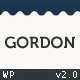 Gordon - WordPress Blog / Portfolio - ThemeForest Item for Sale