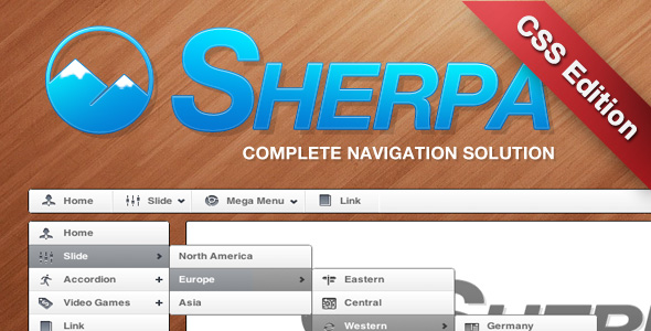 Sherpa | Complete Navigation System (CSS Edition) - CodeCanyon Item for Sale