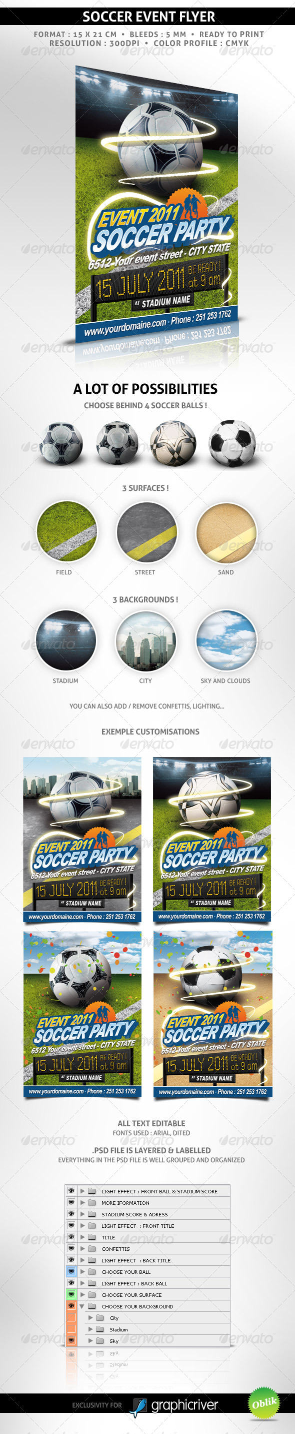 Soccer event flyer - Sports Events
