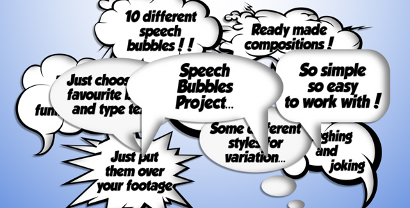 After Effects Project - VideoHive Speech Bubble 241070 After Effects Project - VideoHive Speech Bubble 241070