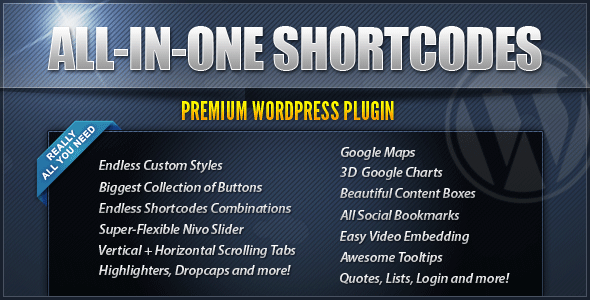 All-In-One Shortcodes - CodeCanyon Item for Sale