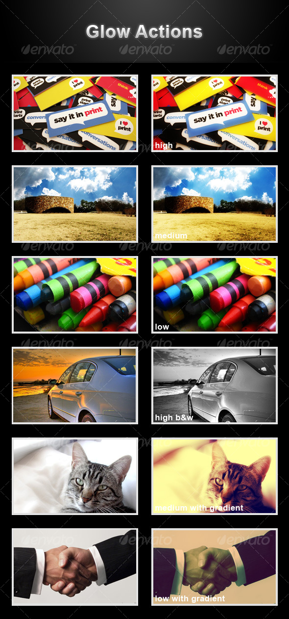 GraphicRiver Glow actions 79441 GraphicRiver Glow actions 79441
