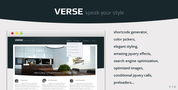 ThemeForest Verse Enterprise & Business 247006 ThemeForest Verse Enterprise & Business 247006