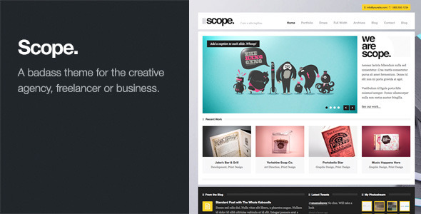 Scope: Agency / Business WordPress Theme 