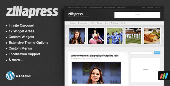ZillaPress - WordPress Magazine / Community Theme - Personal Blog / Magazine