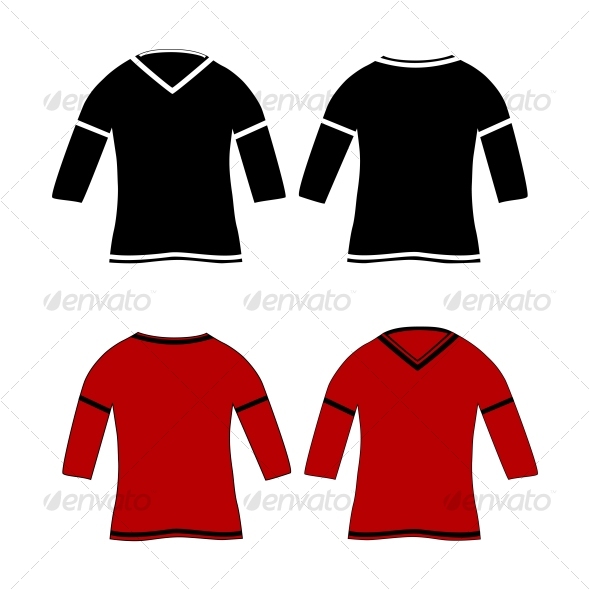 Tee Shirt Template Illustrator. T-shirts design template