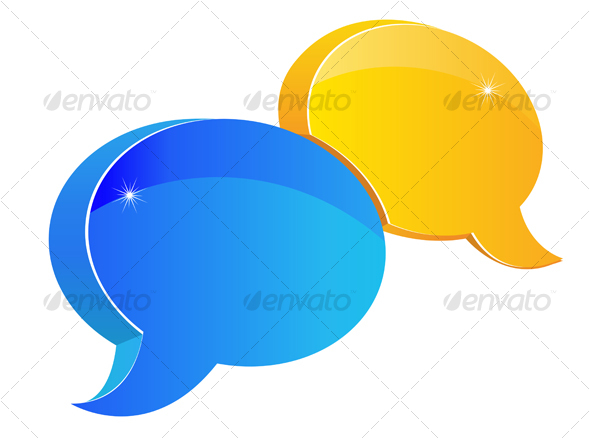 GraphicRiver Speech or chat symbol 83429 GraphicRiver Speech or chat symbol 83429