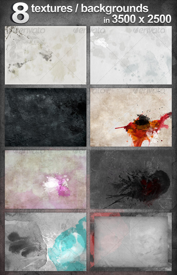 GraphicRiver 8 Dirty Backgrounds Textures 83822 GraphicRiver 8 Dirty Backgrounds Textures 83822