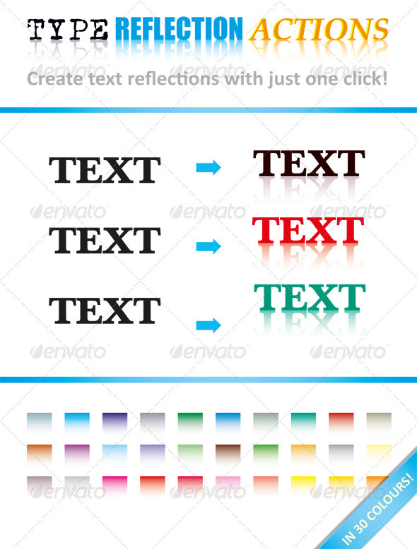 Illustrator Text Reflection