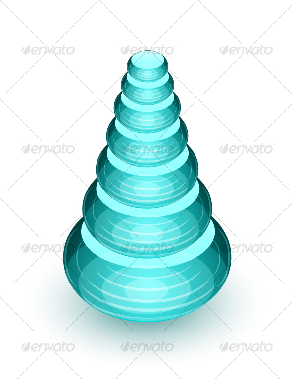 Abstract glass shape - Decorative Symbols Decorative