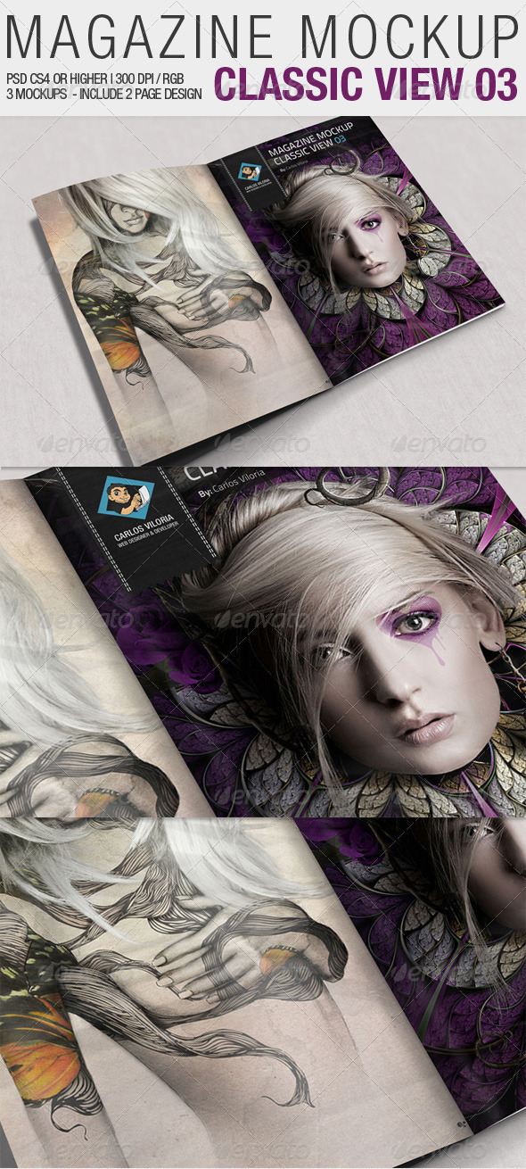 GraphicRiver Magazine Mockup Classic View 03 2283248 GraphicRiver Magazine Mockup Classic View 03 2283248