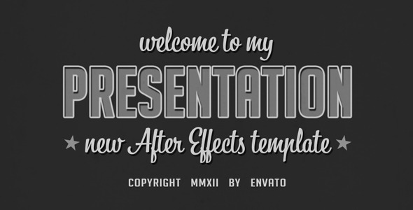 VideoHive Old presentation 2273984 VideoHive Old presentation 2273984