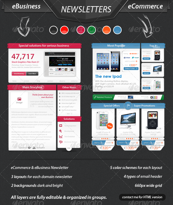 GraphicRiver eBusiness & eCommerce Newsletter 2285238 GraphicRiver eBusiness & eCommerce Newsletter 2285238