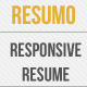 Responsive Resume/CV Resumo - ThemeForest Item for Sale