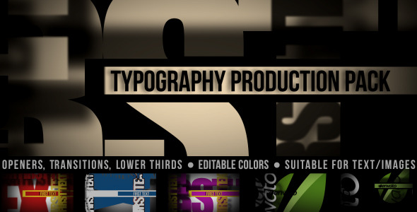 After Effects Project - VideoHive Typography Production Pack 2303906 After Effects Project - VideoHive Typography Production Pack 2303906