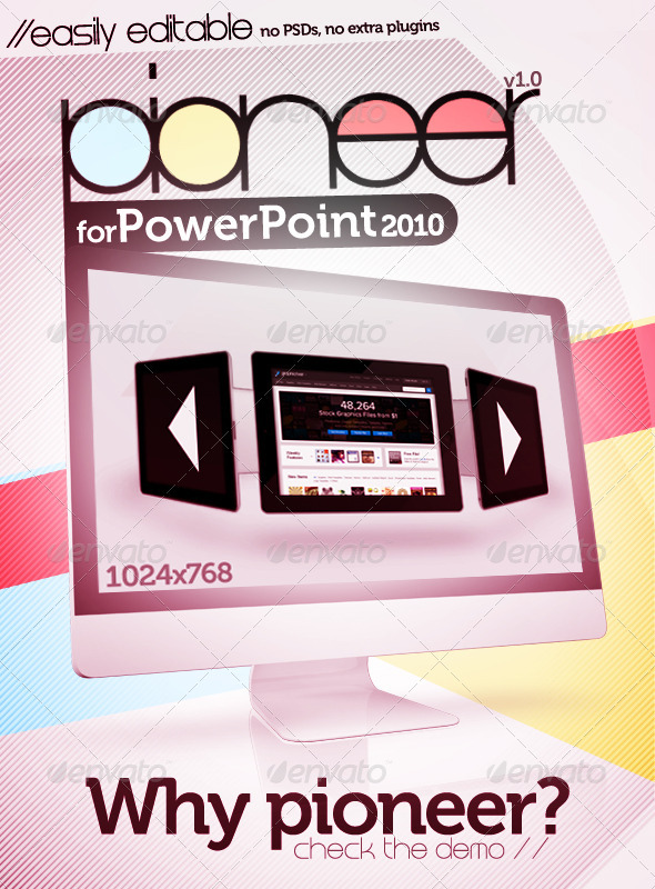 Pioneer PowerPoint 2010 Template - Creative Powerpoint Templates