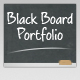 Black Board Portfolio Template Black Board Portfolio Template - ThemeForest Item for Sale