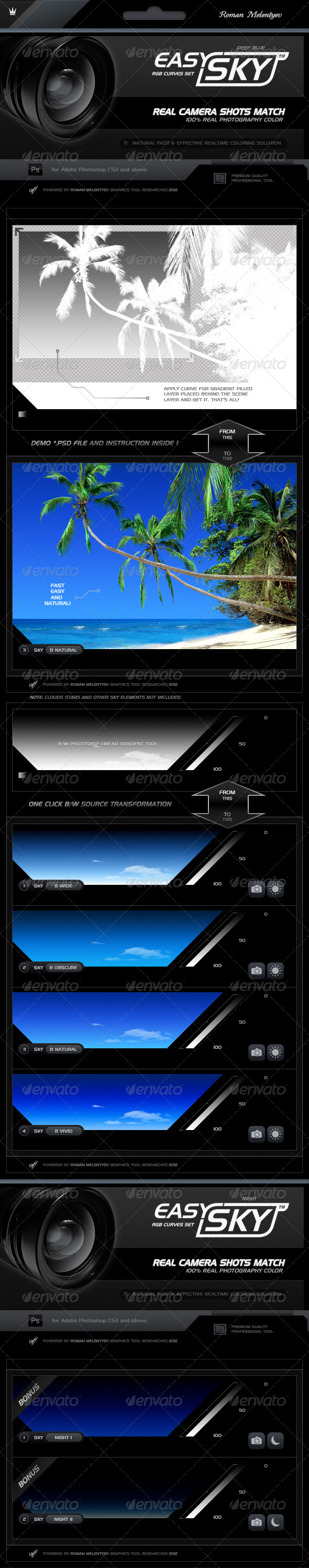 Graphicriver RGB Curves Professional Easy Sky Graphicriver RGB Curves Professional Easy Sky