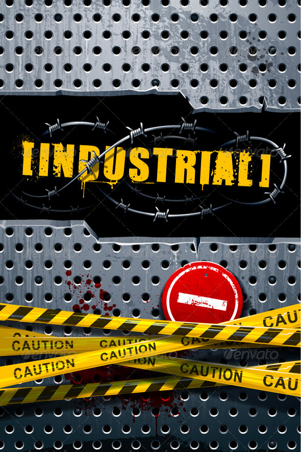 Industrial background - Backgrounds Decorative