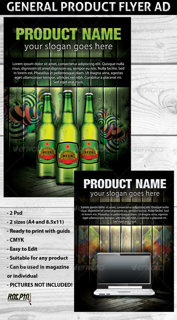 Product Flyer Ad Template - Commerce Flyers