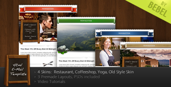 Stella - Newsletter for Restaurants, Cafes, Yoga  - Email Templates Marketing