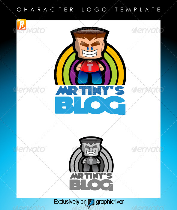 GraphicRiver Mr Tinys Blog Logo Template 2300523 GraphicRiver Mr Tinys Blog Logo Template 2300523