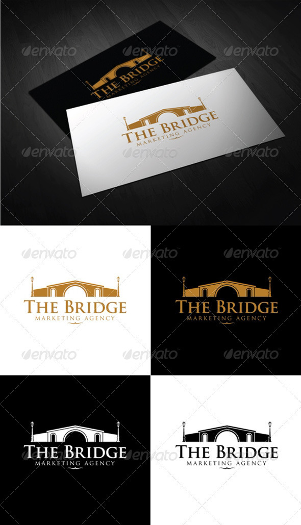 The Bridge - Buildings Logo Templates