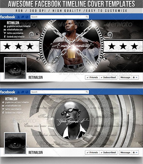 Facebook Timeline Covers - 2in1 - Facebook Timeline Covers Social Media