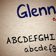 Hand Written Font - Glenns Hand Hand Written Font - Glenns Hand - GraphicRiver Item for Sale