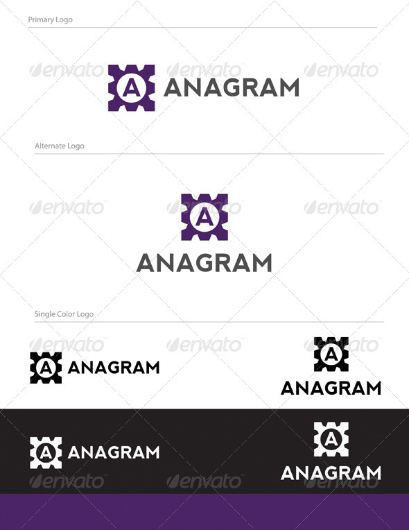 Anagram Logo Design - LET-025 - Letters Logo Templates