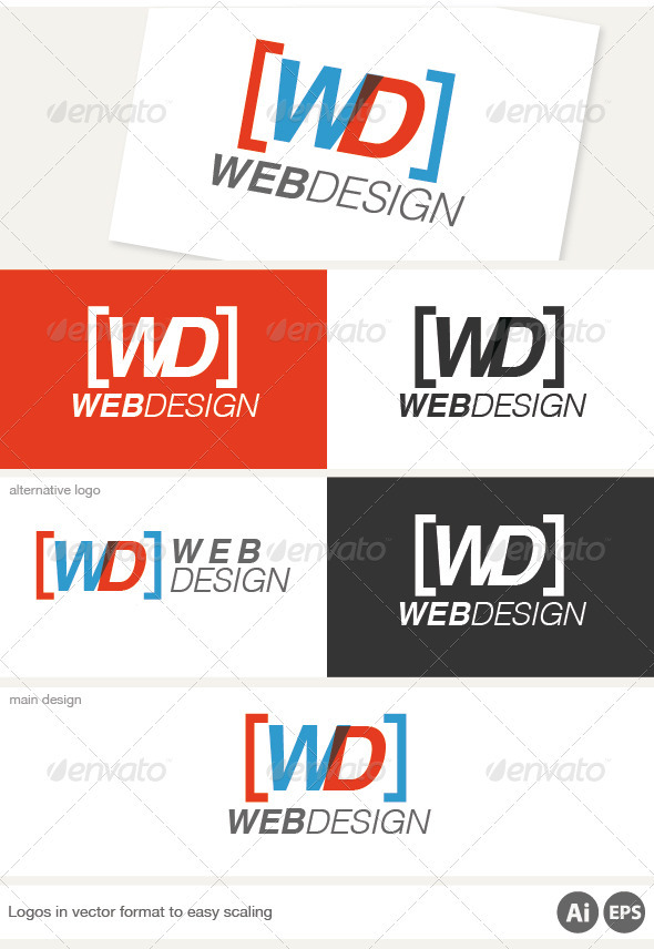 Web Design Logo - Letters Logo Templates