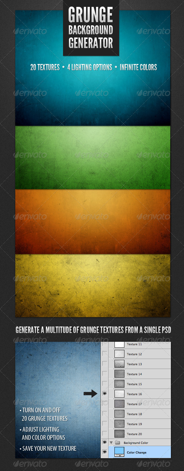 GraphicRiver Modern Grunge Background Generator 2352152 GraphicRiver Modern Grunge Background Generator 2352152