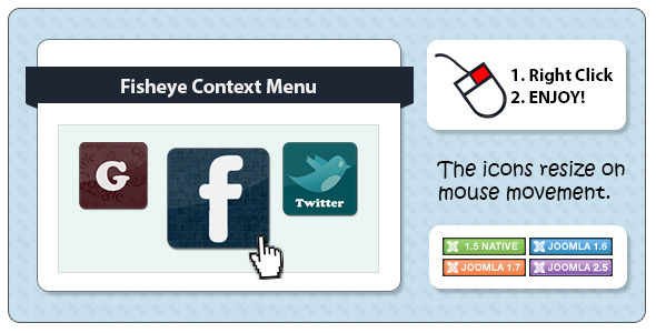 Fisheye Context Menu for Joomla - CodeCanyon Item for Sale