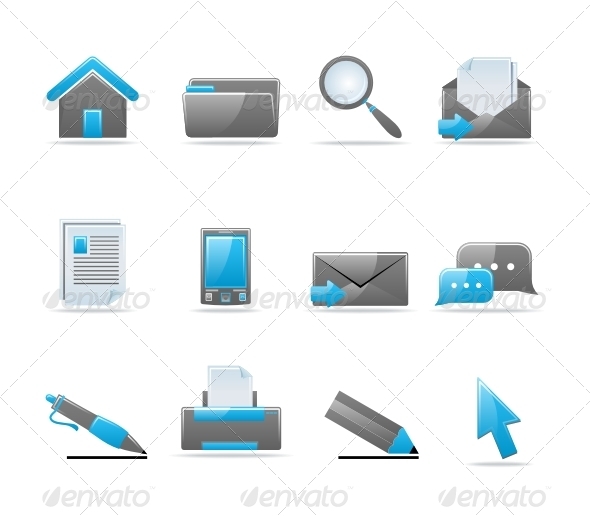 GraphicRiver Glossy icon set 85108 GraphicRiver Glossy icon set 85108