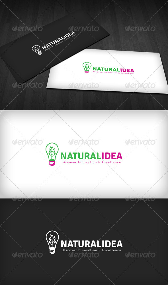 Natural Idea Logo - Nature Logo Templates