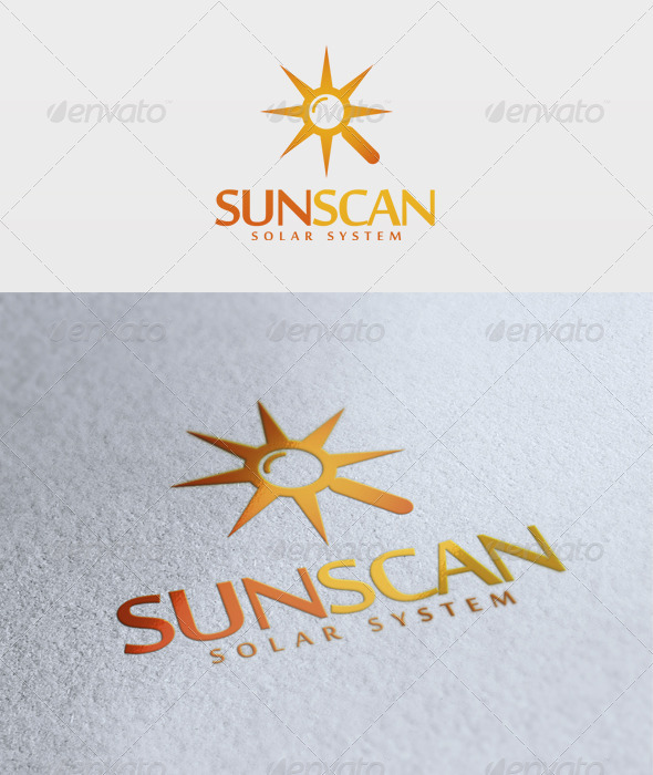 Sun Scan Logo - Symbols Logo Templates