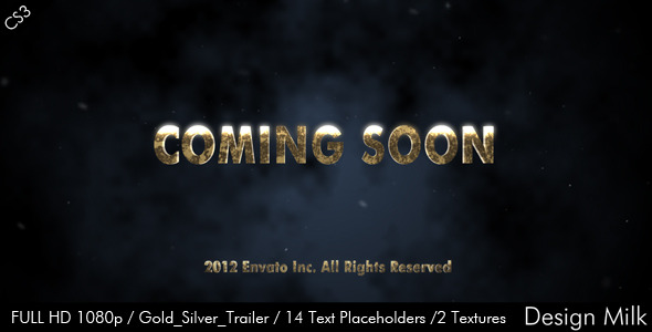 VideoHive Gold Silver Cinematic Trailer 2372636 VideoHive Gold Silver Cinematic Trailer 2372636