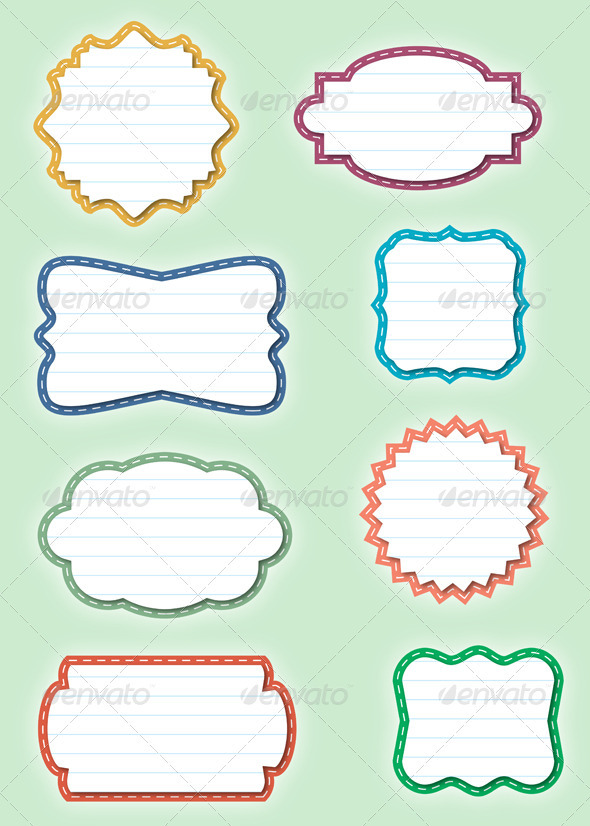 Paper Frames - Decorative Symbols Decorative