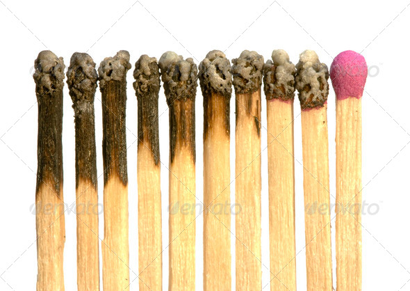 One Match Left - Stock Photo - Images