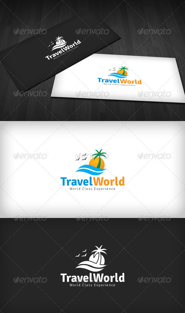Travel World Logo - Nature Logo Templates