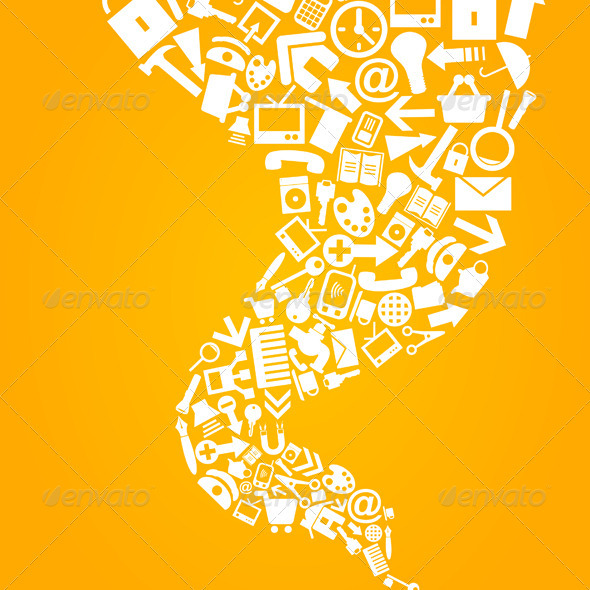 Flying Office2 - Miscellaneous Vectors