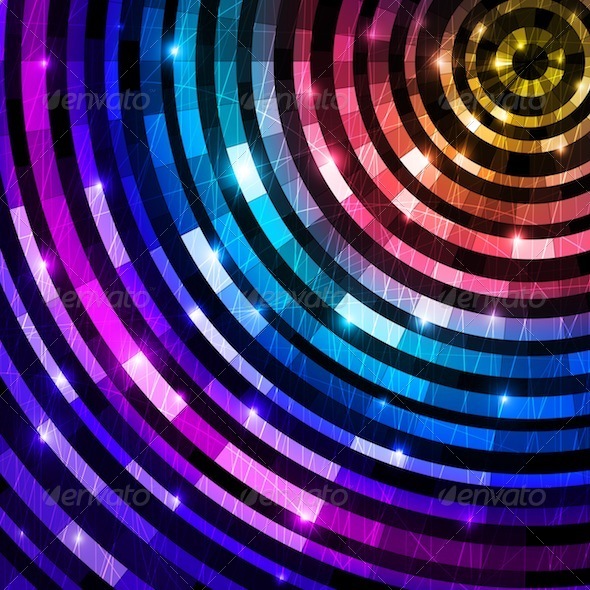Colorful Mosaic Banner - Abstract Conceptual