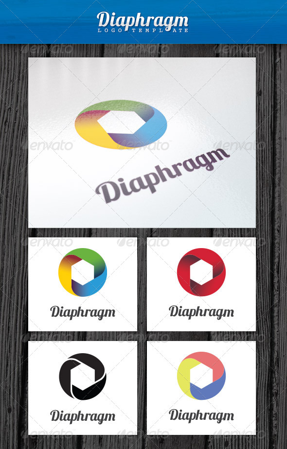 Diaphragm Logo Template - Vector Abstract