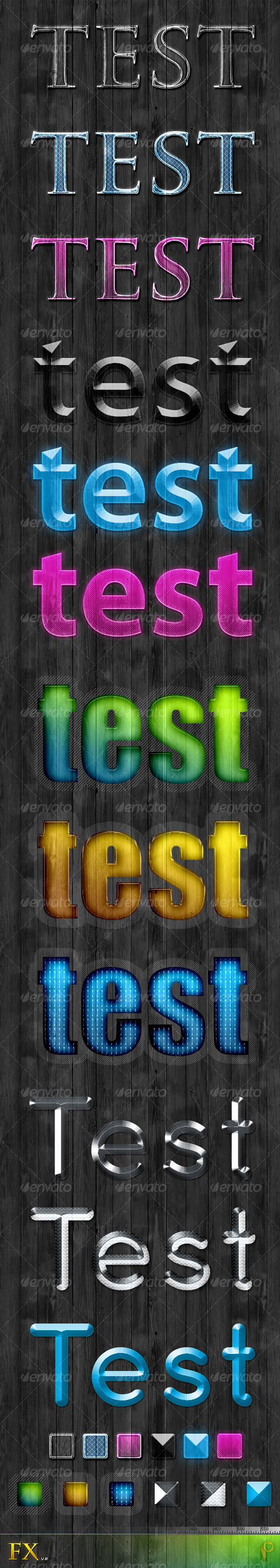 FX Styles - Text Effects Styles