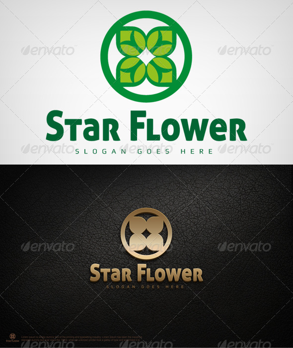 Star Flower - Abstract Logo Templates