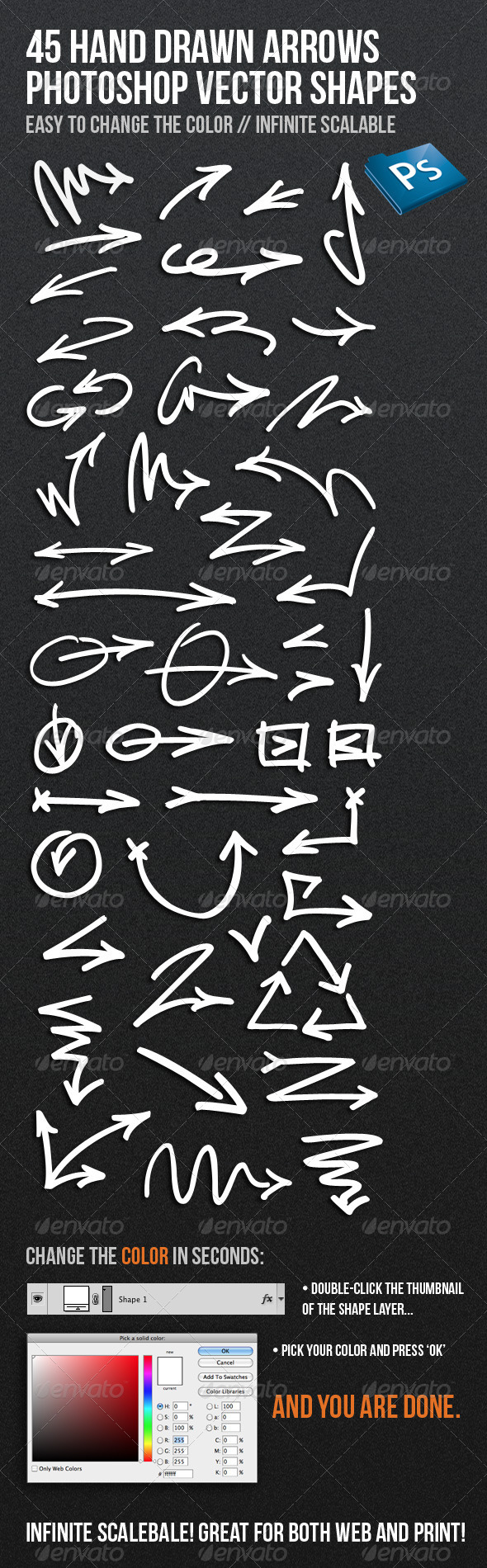 GraphicRiver 45 Hand Drawn Arrows 2397118 GraphicRiver 45 Hand Drawn Arrows 2397118