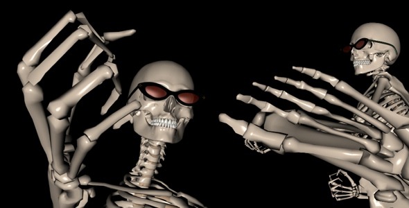 VideoHive Skeleton Funny Fight 2397193 VideoHive Skeleton Funny Fight 2397193