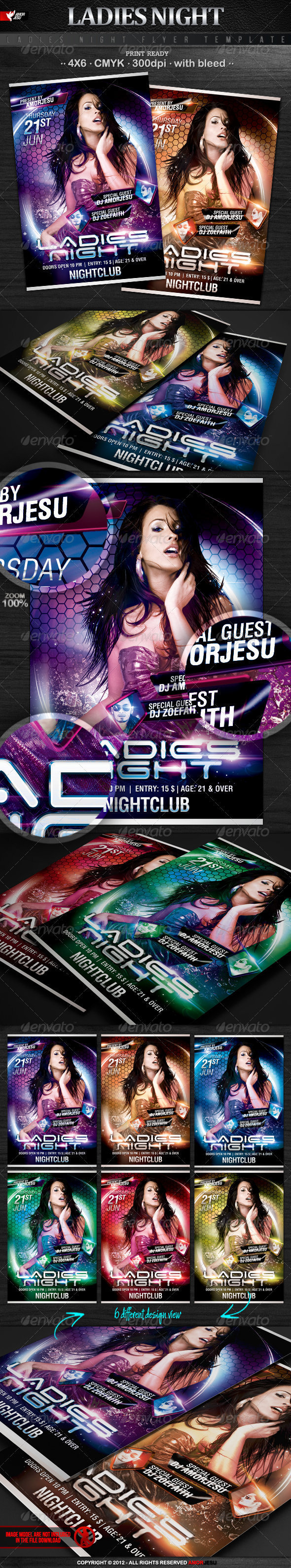 Ladies Night Flyer Template - Events Flyers
