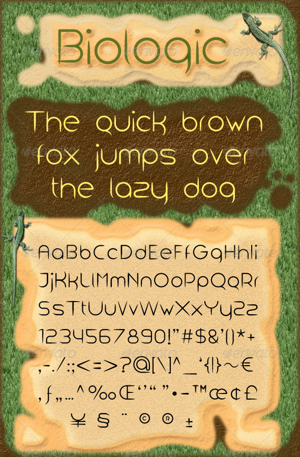 Biologic - Sans-Serif Fonts